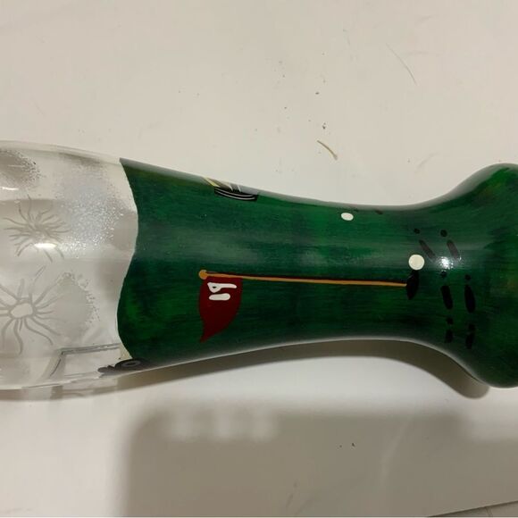 Lolita 19th hole tall hand painted Pilsner collectible glass. - Picture 3 of 9